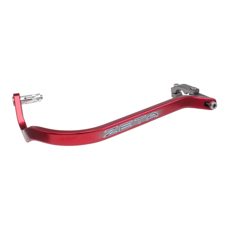 Zeta Armor Bended Hand Guard for 22.2mm Bar – Red