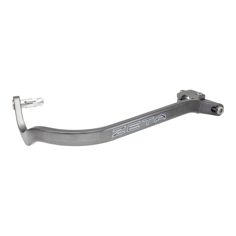 Zeta Armor Bended Hand Guard for 22.2mm Bar – Titanium Colour