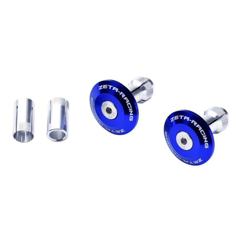 Zeta Bar End Plug 35mm 2pcs – Blue