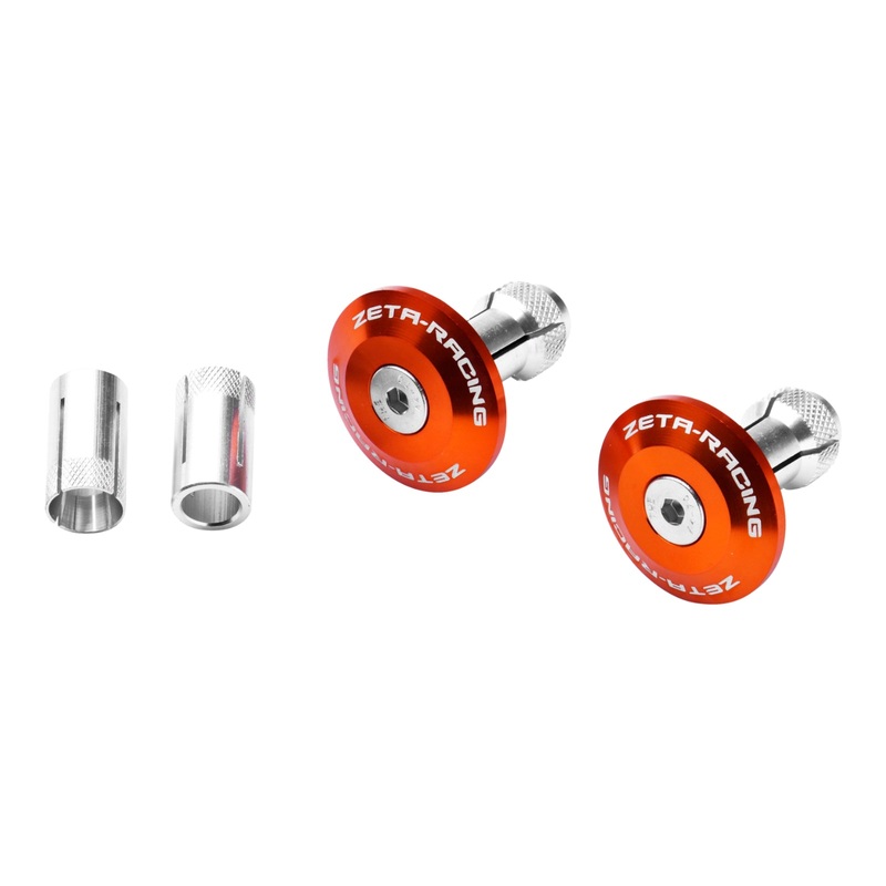 Zeta Bar End Plug 35mm 2pcs – Orange