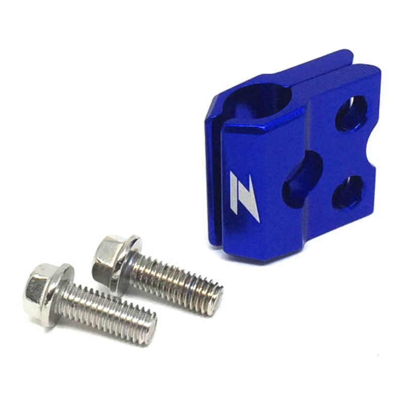 Zeta F-Brake Line Clamp Yamaha YZ/YZF/WRF – Blue