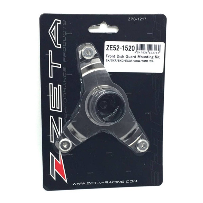 Zeta Front Disc Guard Mounting Kit KTM 125-450SX/SX-F ’03-’14
