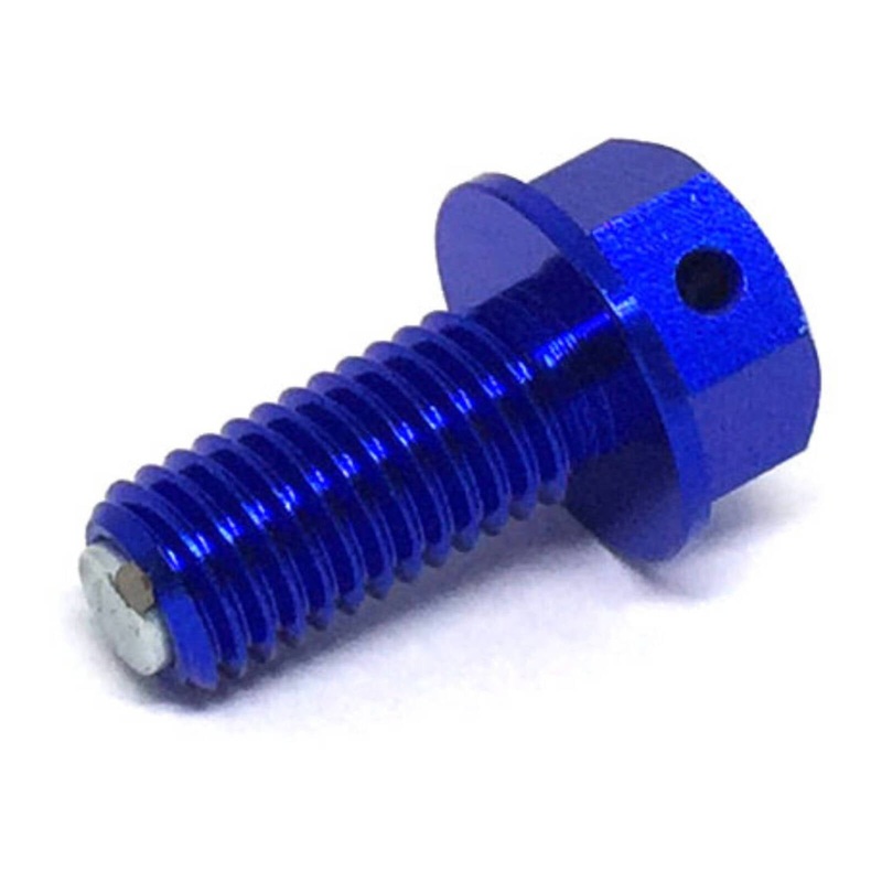 Zeta Magnetic Drain Bolt M10x1.5×22 – Blue