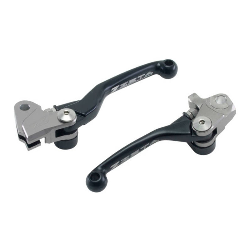Zeta Pivot Lever Set FP – Kawasaki KX250F – Black