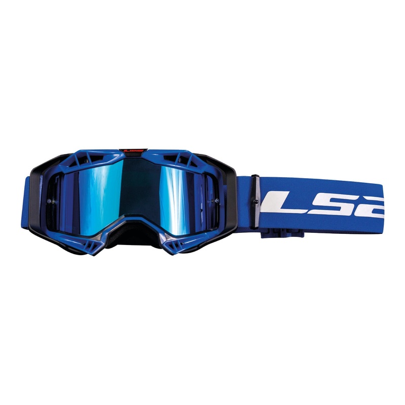 LS2 Aura Pro Goggle – Blue with Iridium Lens