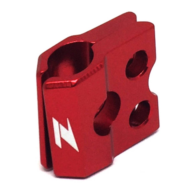 Zeta F-Brake Line Clamp Kawasaki KXF/KLX, Suzuki RM/RMZ – Red