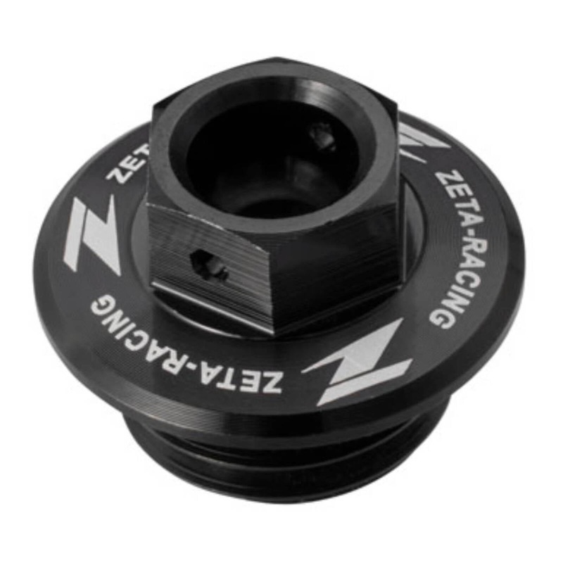 Zeta Oil Filler Plug Honda CR/CRF, Yamaha YZ/YZF/WRF, Kawasaki KLX – Black