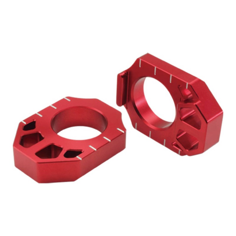 Zeta Rear Axle Block Honda CR ’02-, CRF/X ’02- Red