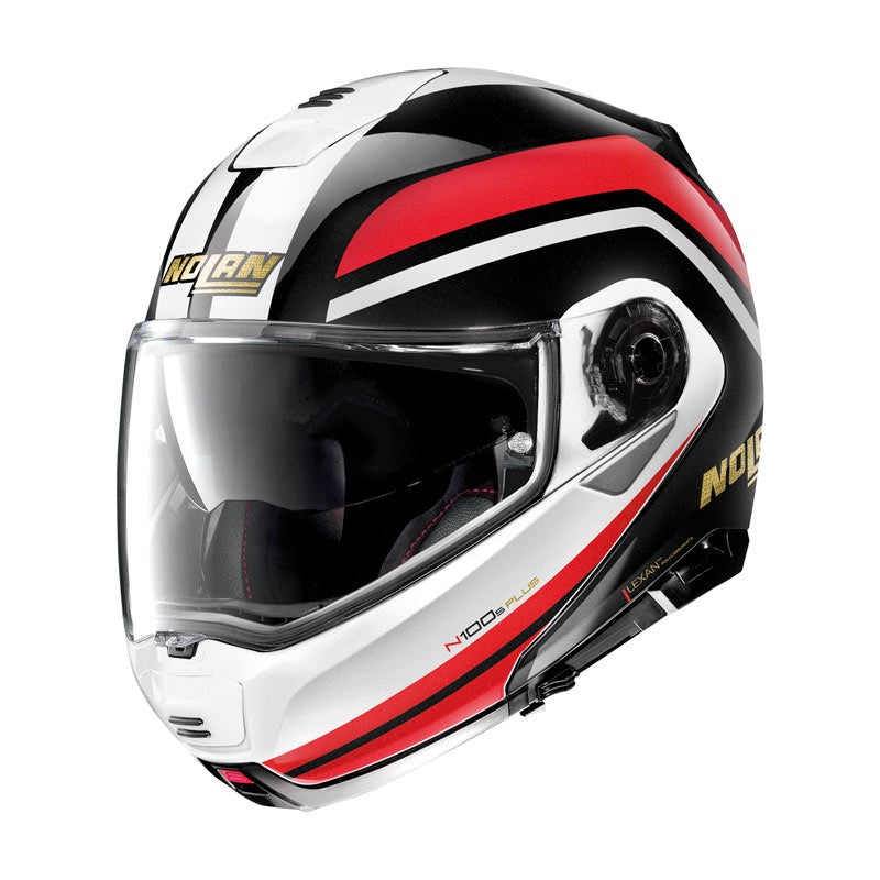 Nolan N100-5 PLUS N-Com 50th Anniversary Flip Face Helmet – red/black/white