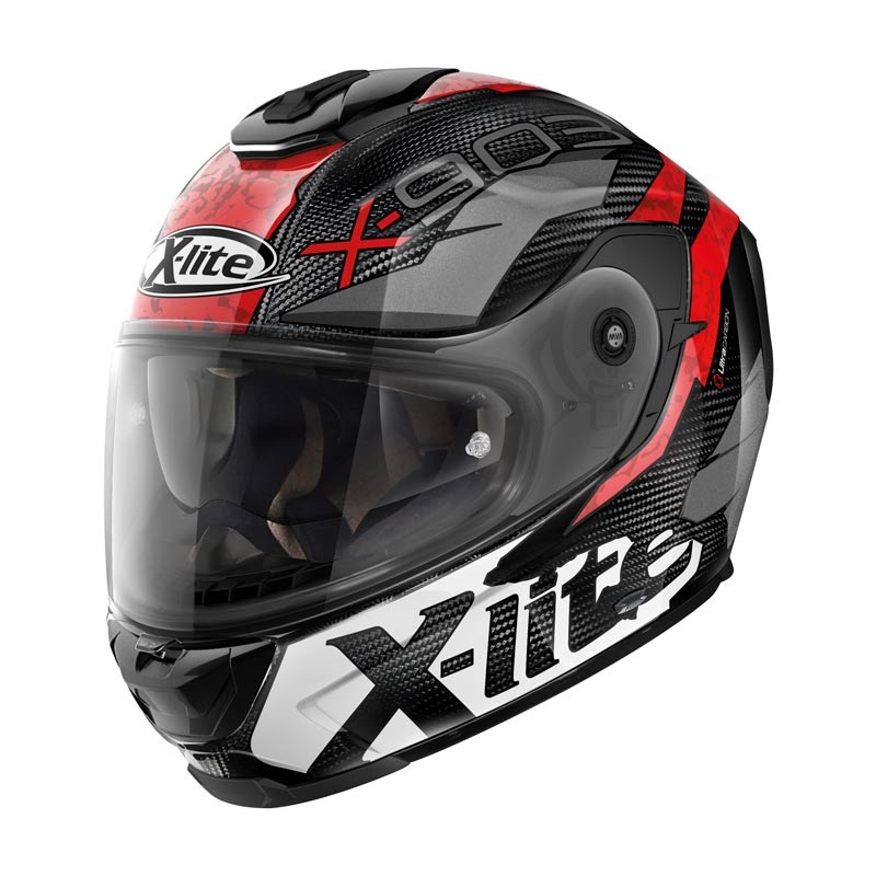 X-Lite X903 Ultra Carbon Full Face Helmet – black/red/white XXL ONLY