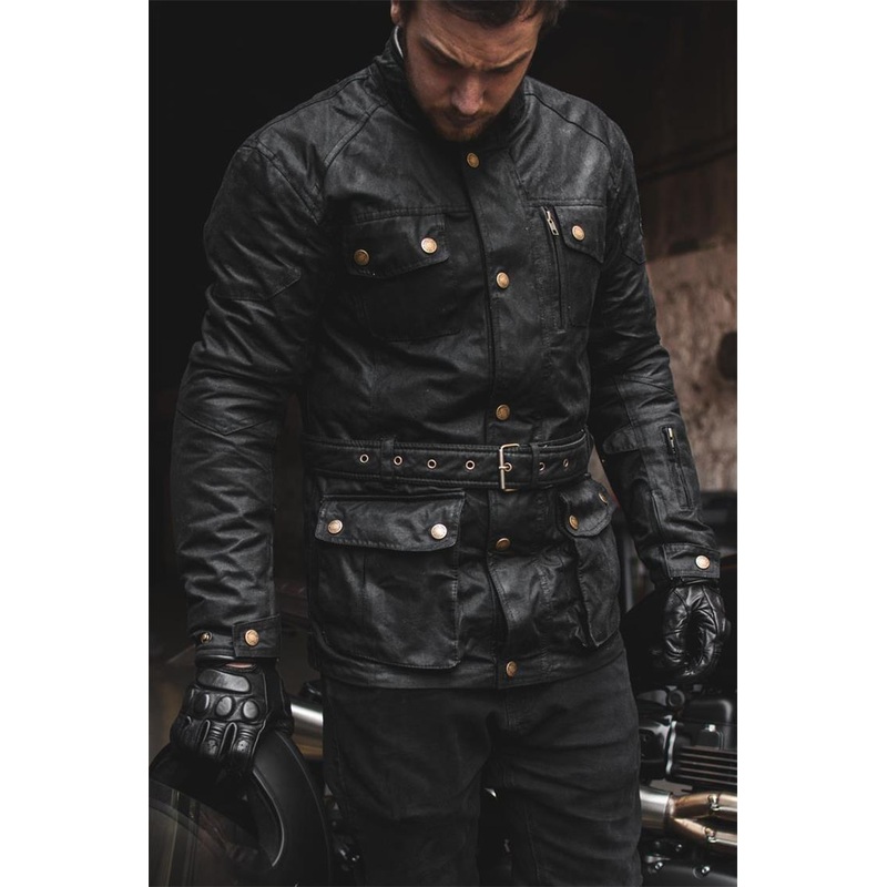** Merlin Atlow Traditional Wax Jacket Black – SALE