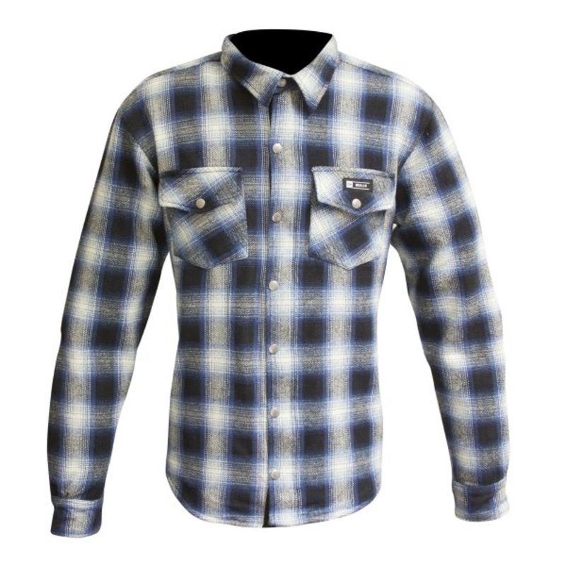 Merlin Axe Checkered Shirt – blue – Small only