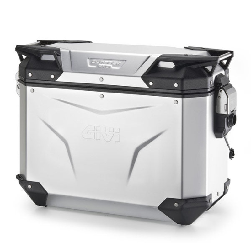 Givi Trekker Outback Evo Smart 37 lt Cam-Side Case Anodized (single)