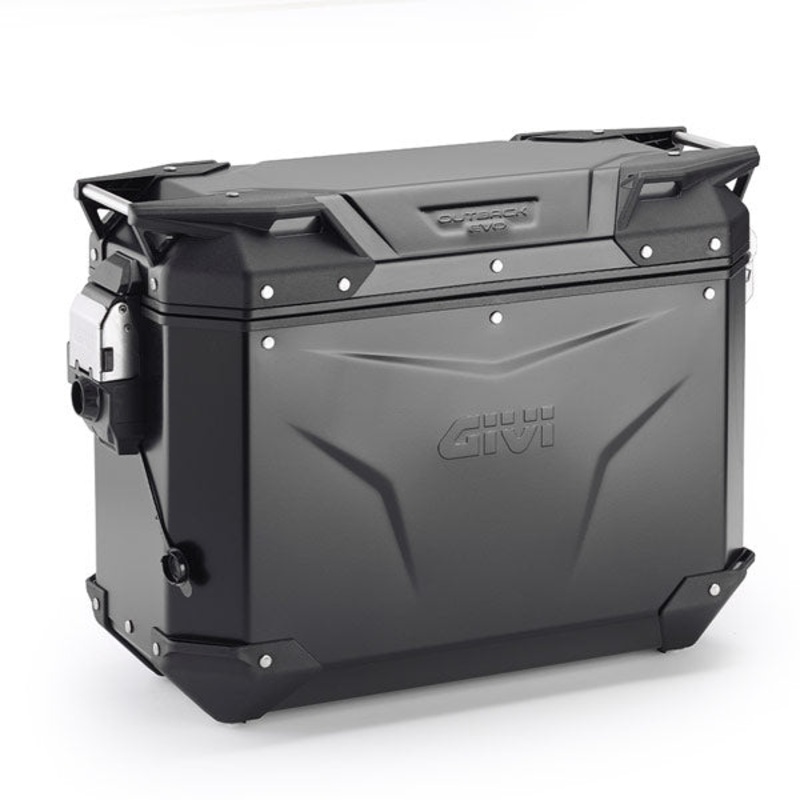 Givi Trekker Outback Evo Smart 37 lt Cam-Side Case Black (single)
