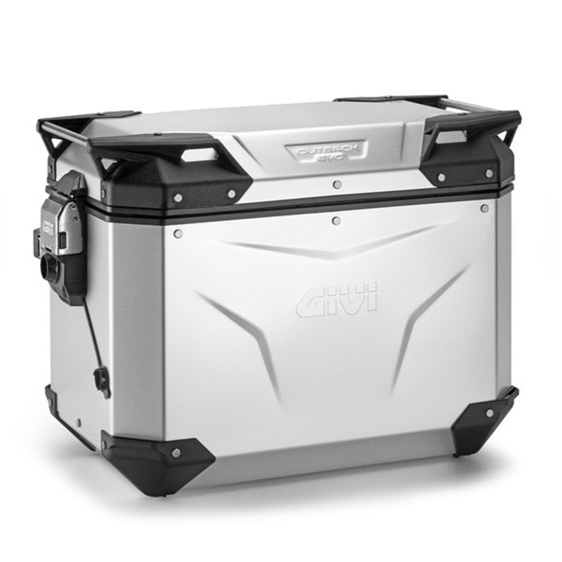 Givi Trekker Outback Evo Smart 48 lt Cam-Side Case Anodized (single)