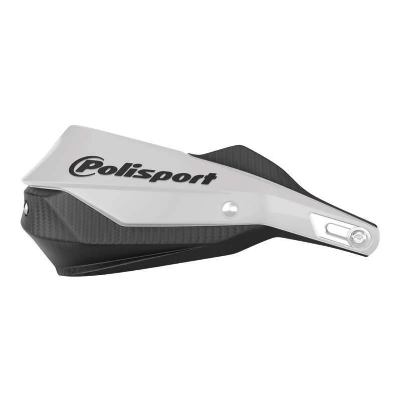 Polisport Handguard Trail Blazer Replacement Plastic – White / Black