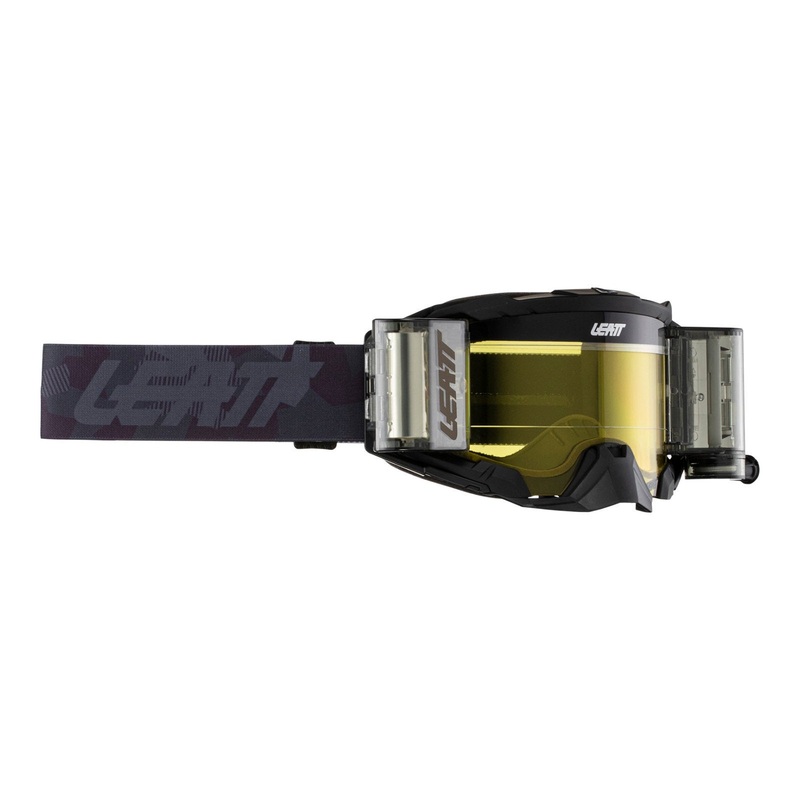 Leatt 5.5 Velocity Goggle Roll-Off – Stealth / Yellow 70%