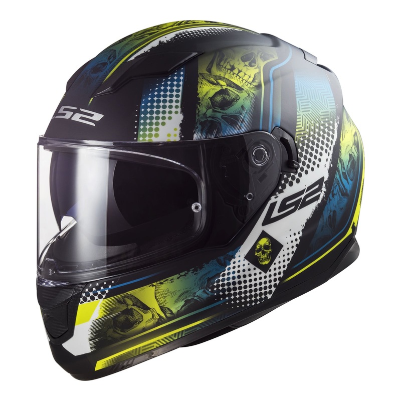 LS2 FF320 Stream Evo Mara Helmet – Matte Black / Hi-Vis Yellow