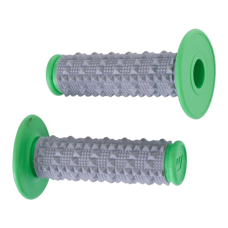 Whites MX Large Diamond Grip – Grey / Green