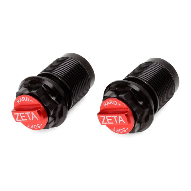 Zeta Front Fork Bottom Adjuster KYB AOS – Black/Red 2pcs