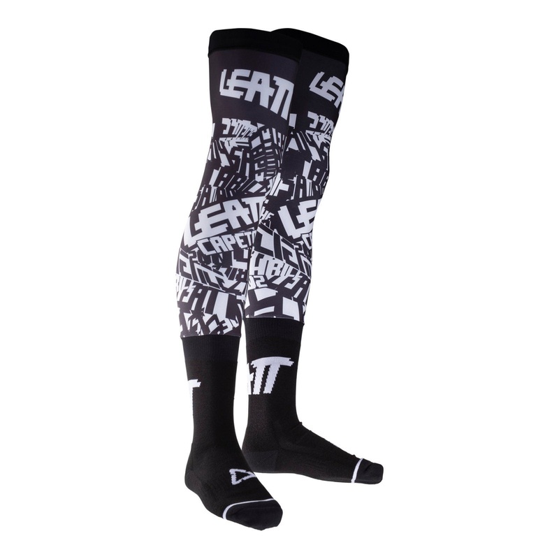 Leatt Knee Brace Socks – Black / White