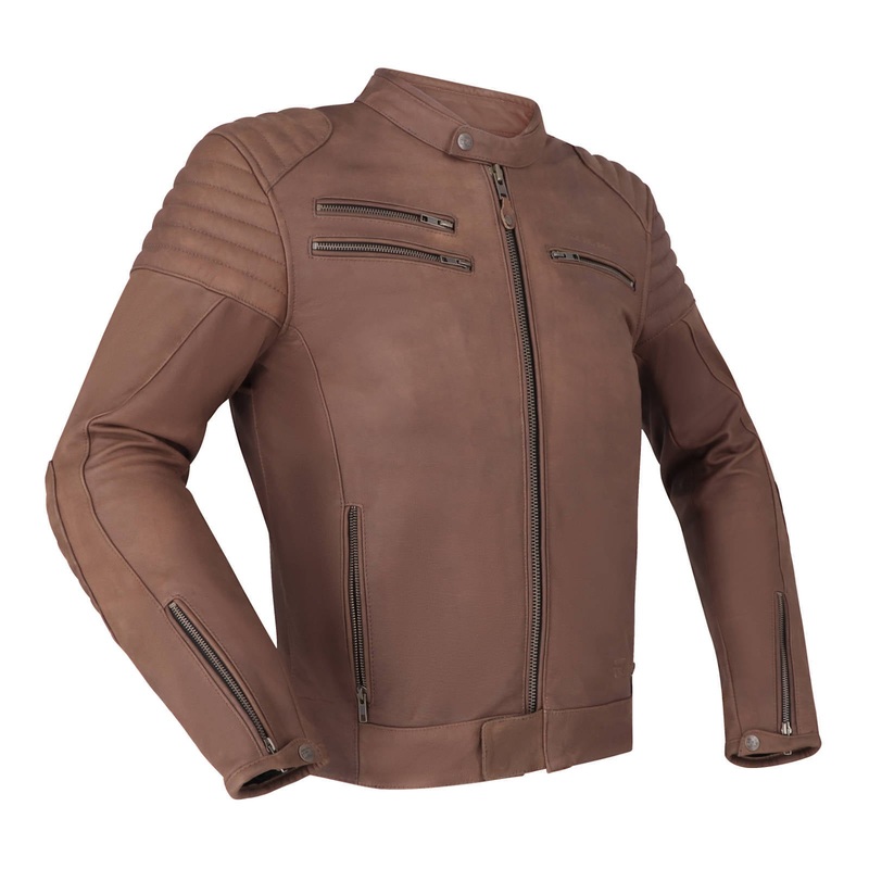 Richa Charleston Leather Jacket – Mahogany Brown