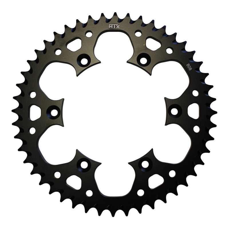 MTX 808 Zero Aluminium Rear Sprocket #520 – Black