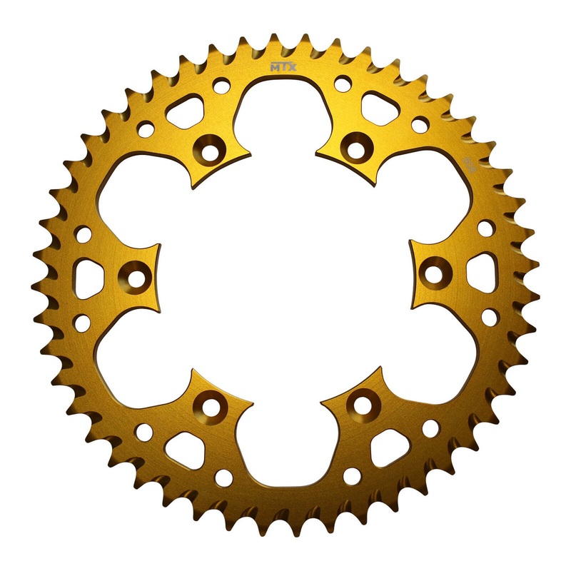 MTX 808 Zero Aluminium Rear Sprocket #520 – Gold
