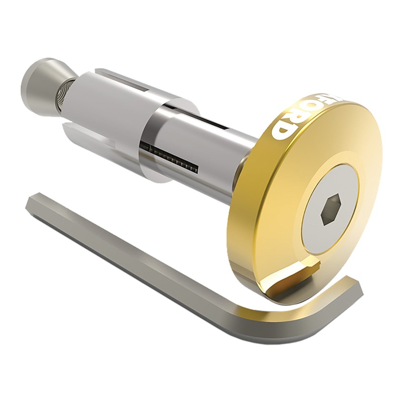 Oxford Handlebar Bar Ends 2 – Gold Anodised