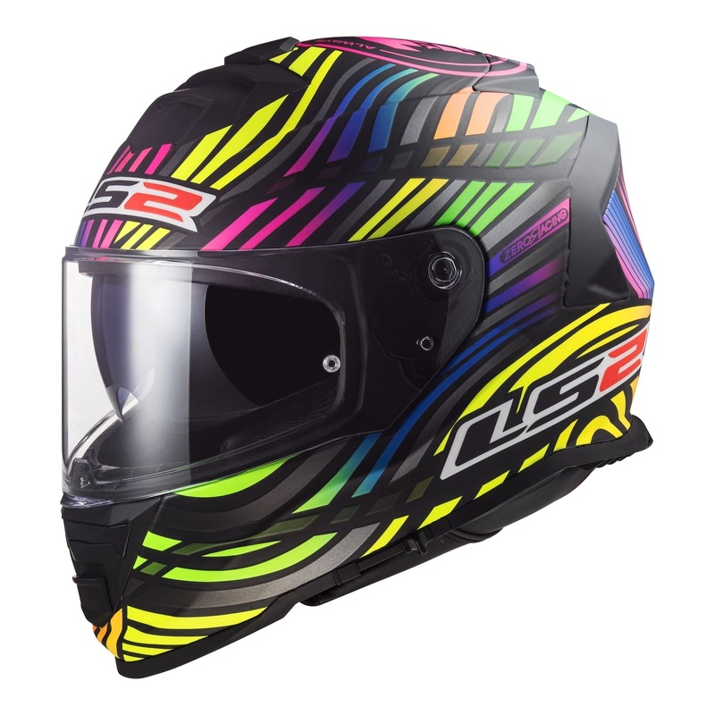 LS2 FF800 Storm II Power – Matte Black / Rainbow 06
