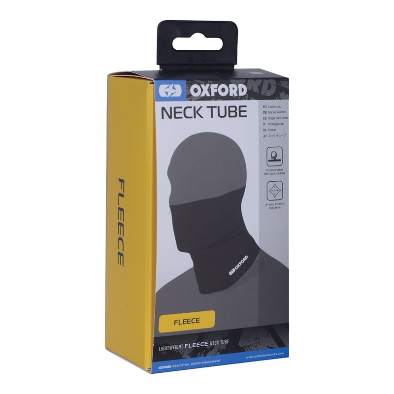 Oxford Neck Tube Fleece – Black