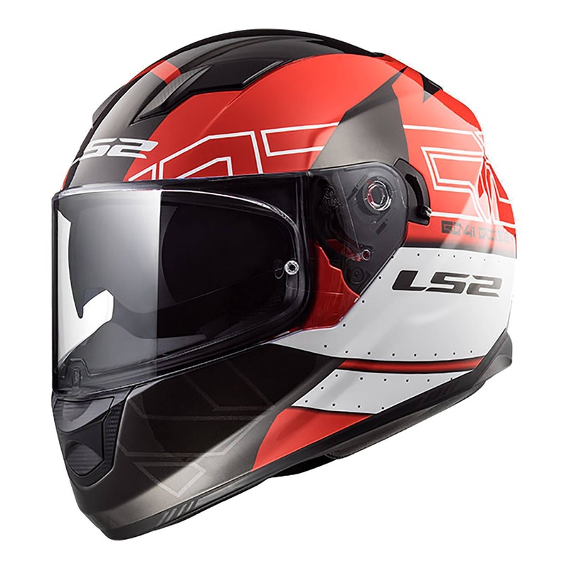 LS2 FF320 Stream Evo Kub Helmet – Black / Red