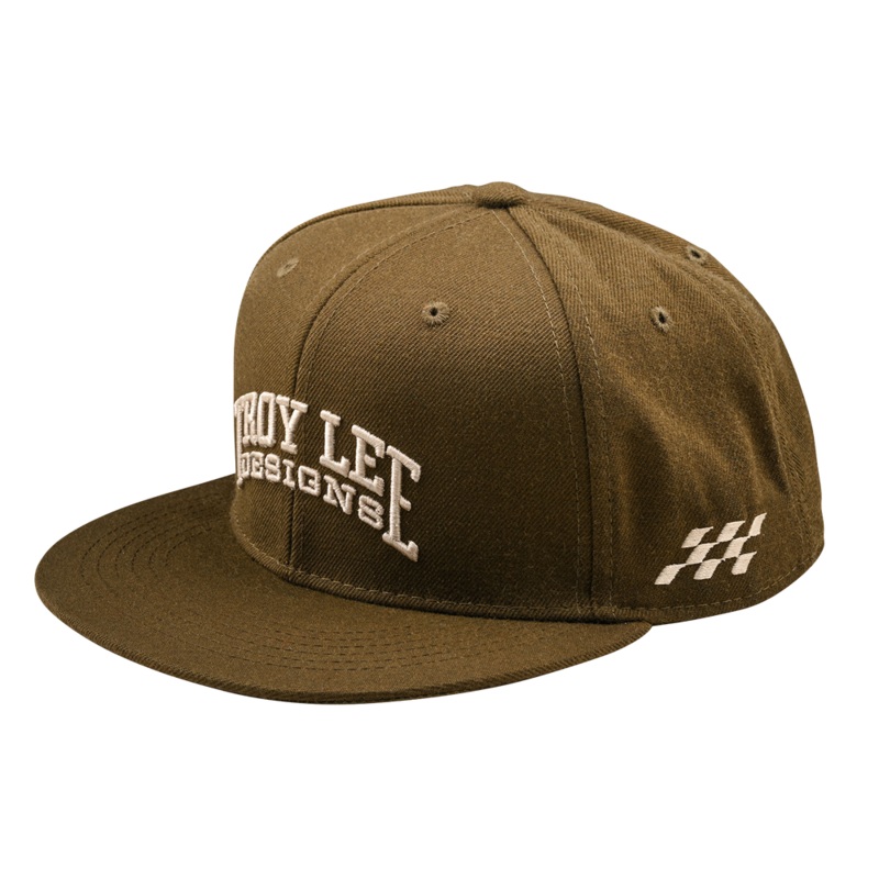 FLAT BILL SNAPBACK SCHOLAR OLIVE