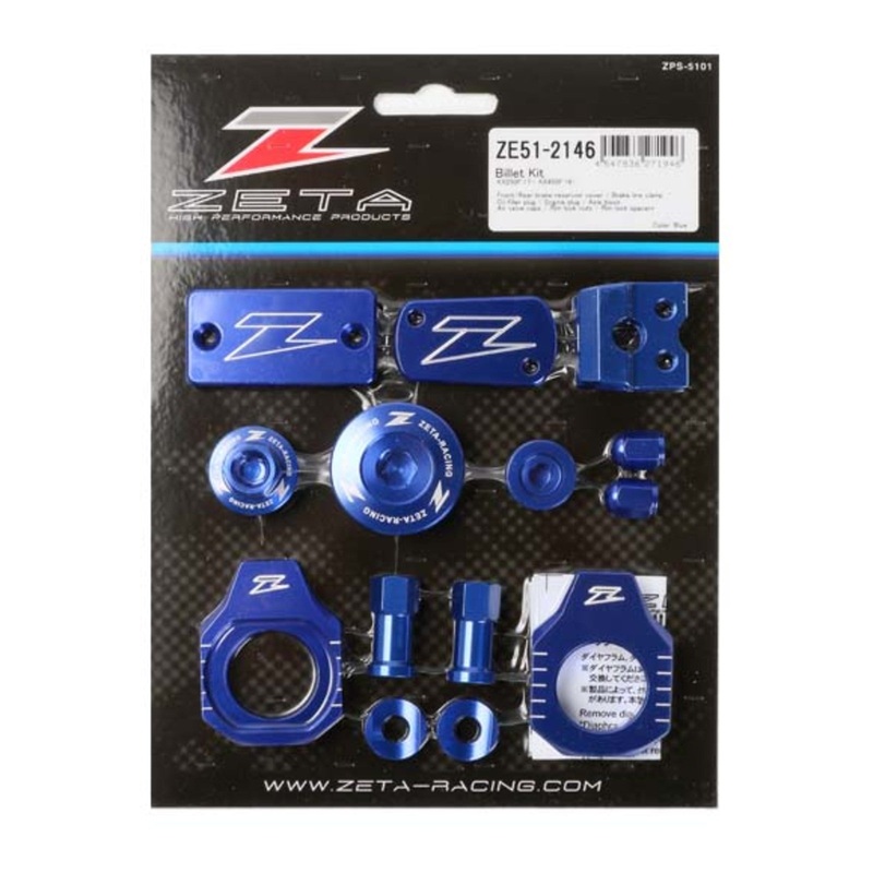 Zeta Billet Kit KX250/450F – Blue