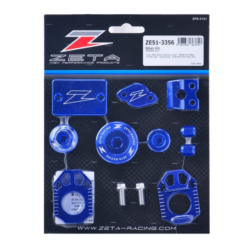 Zeta Billet Kit WR250R/X – Blue