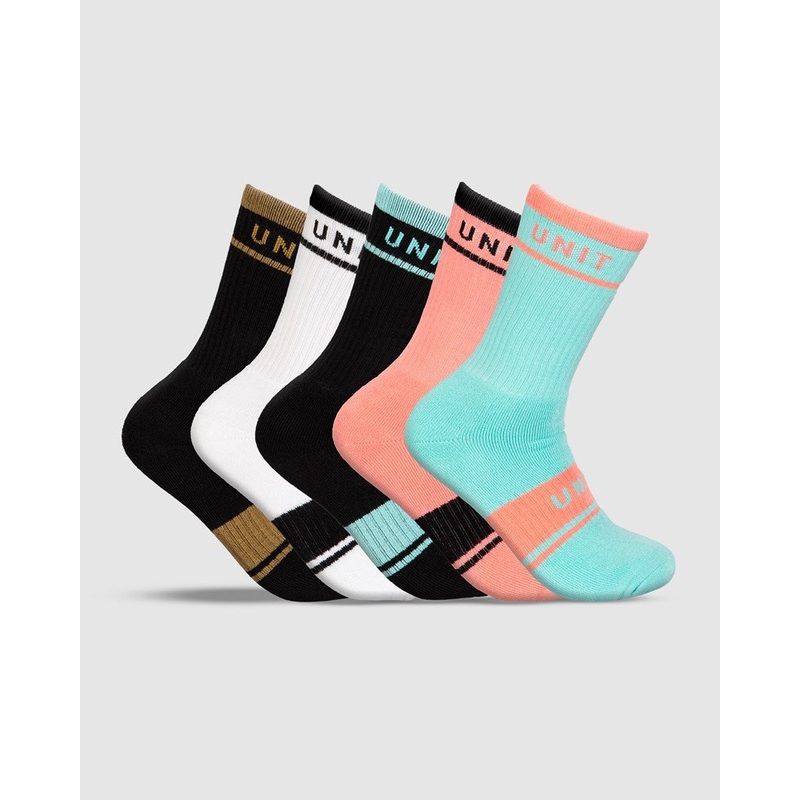 Equip Ladies Bamboo Hi Lux Socks – 5 Pack