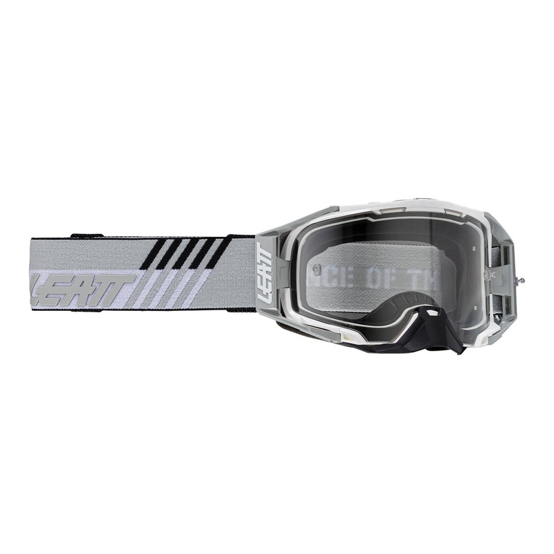 Leatt 6.5 Velocity Photochromic Goggle – White / Clear (Adaptive)