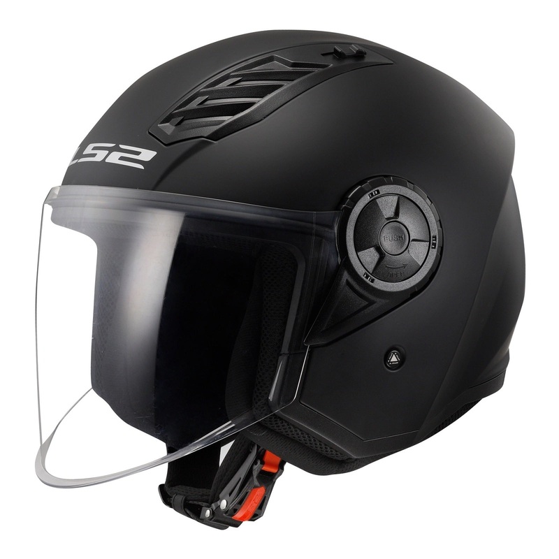 LS2 OF616 Airflow II Helmets – Matte Black 06