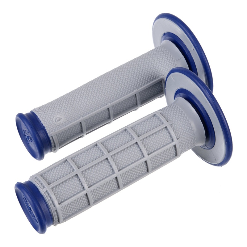Renthal DL MX Dual Handlebar Grips Diamond / Waffle – Blue