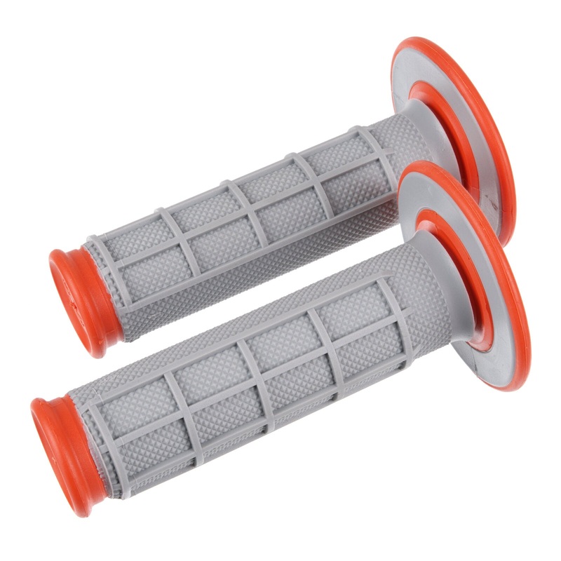 Renthal DL MX Dual Handlebar Grips Diamond / Waffle – Orange