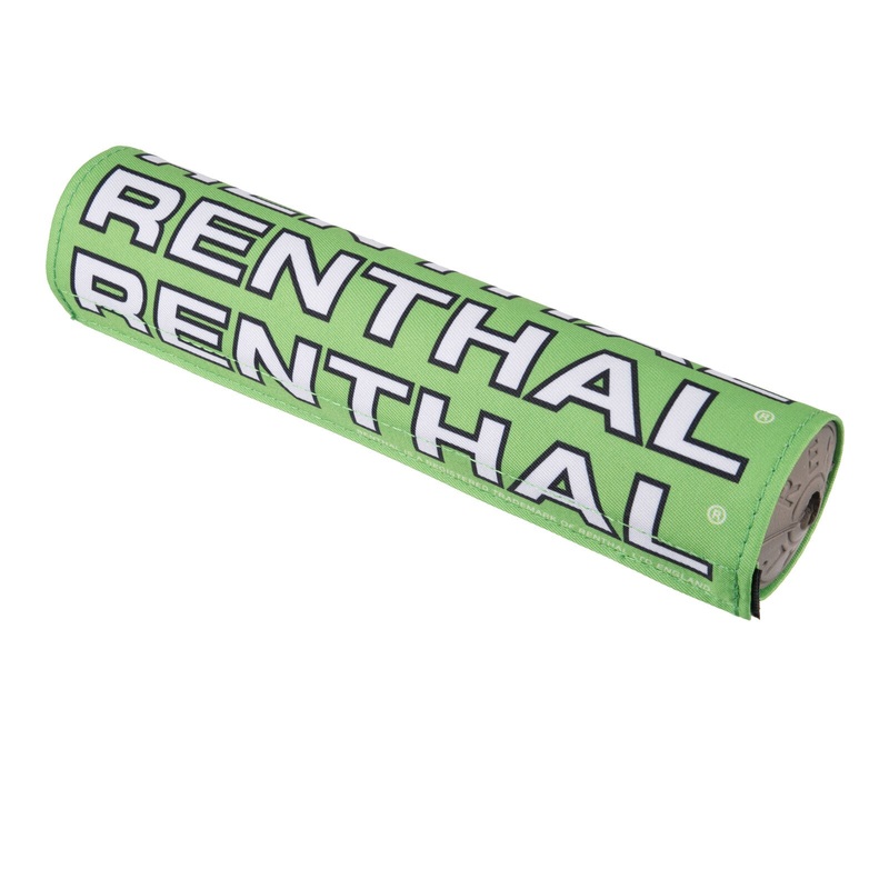 Renthal SX Handlebar Pad 10in – Green / White Retro