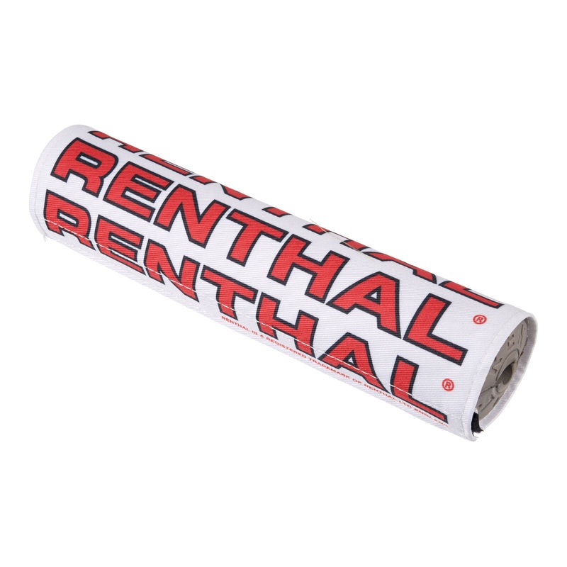 Renthal SX Handlebar Pad 10in – White /Red Retro