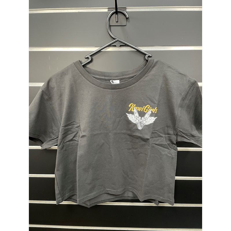 Kawasaki Gals on the Gas Crop T-Shirt