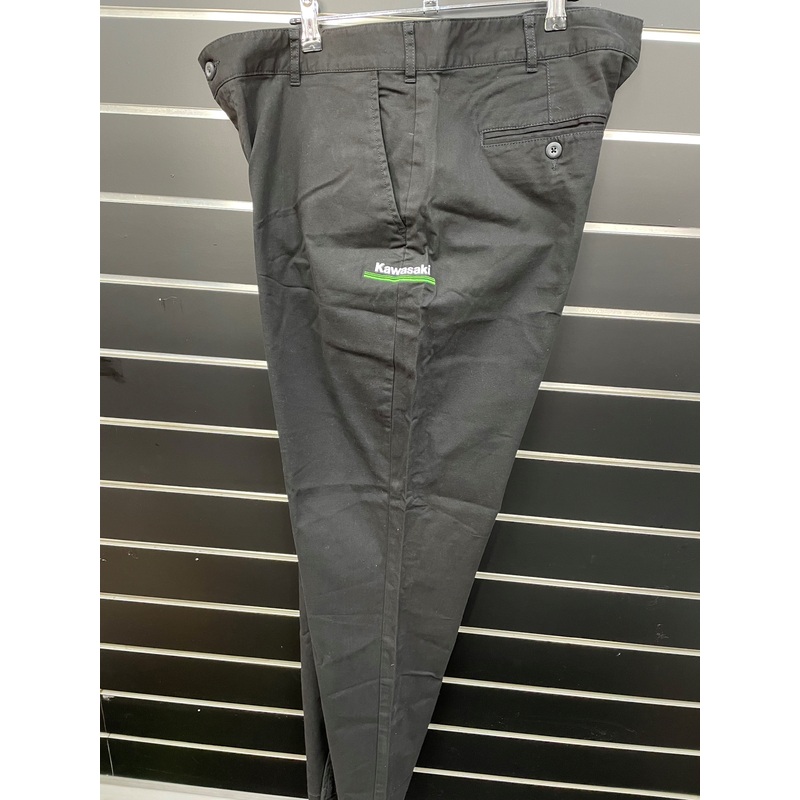 KAWASAKI MENS CHINO PANTS BLACK