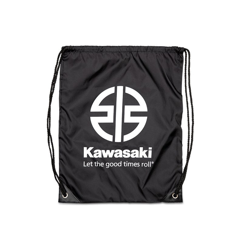 Kawasaki River Mark Clinch Drawstring Bag