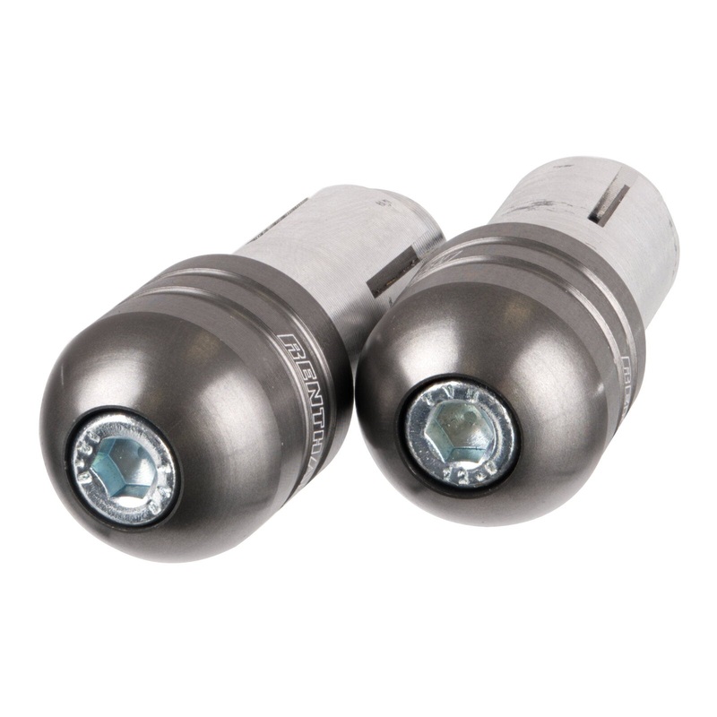 Renthal Handlebar End Plugs – Grey (Set)