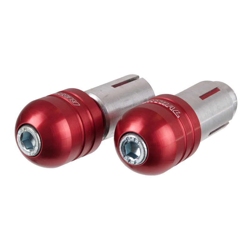 Renthal Handlebar End Plugs – Red (Set)