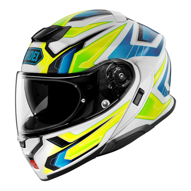 Shoei Neotec 3 Helmet Anthem TC-3 – Yellow / Blue