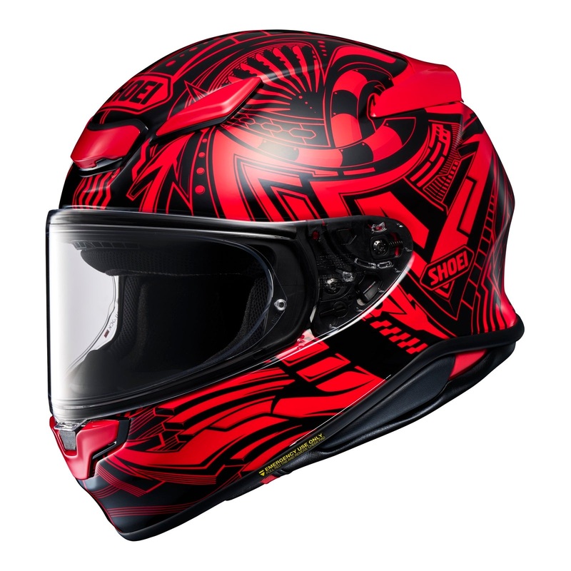 Shoei NXR2 Helmet – Beaut TC1 White / Black / Red