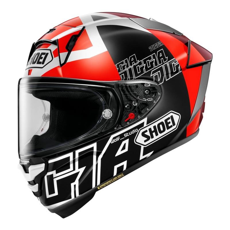 Shoei X-SPR Pro Helmet Diggia 2 – Black / Red / White